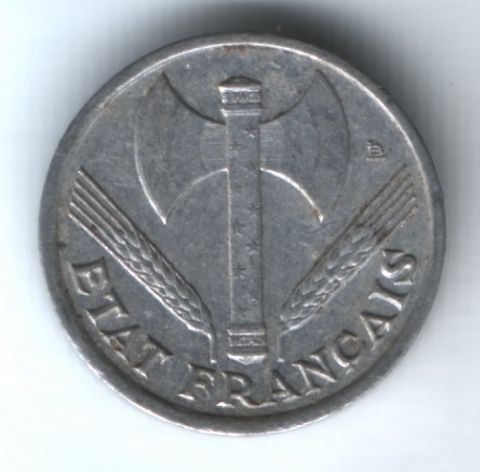 50 сантимов 1942 г. Франция