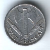 50 сантимов 1942 г. Франция