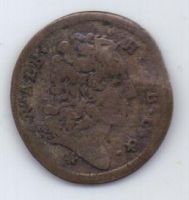 3 крейцера 1726 г. Бавария. Германия