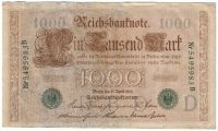 1000 марок 1910 г. Германия