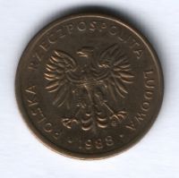 2 злотых 1988 г. Польша