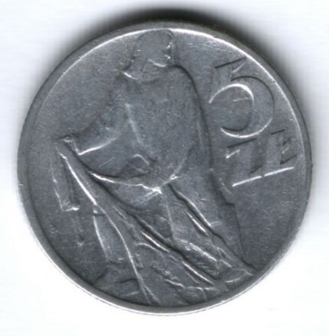 5 злотых 1959 г. Польша