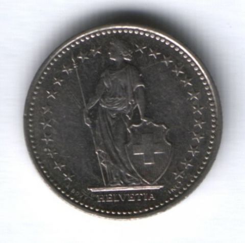 1/2 франка 1999 г. Швейцария