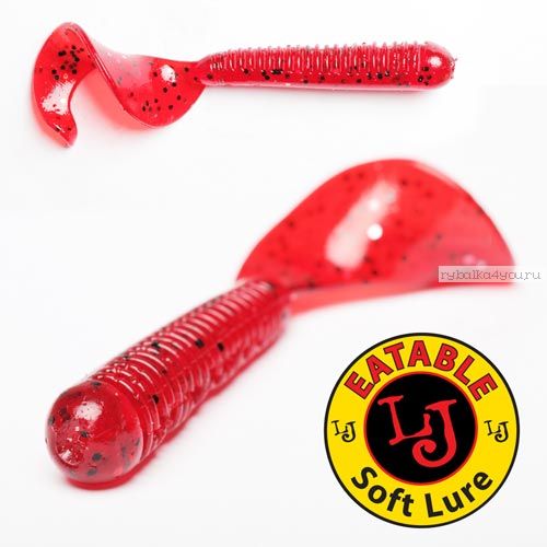 Твистер Lucky John Pro Series CHUNK TAIL 2" / 50 мм / цвет PA06 / 10 шт