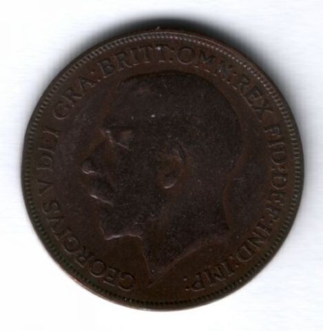 1 пенни 1926 г. Великобритания