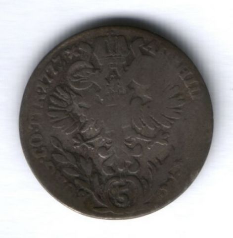 5 крейцеров 1773 г. Бургау Австрия