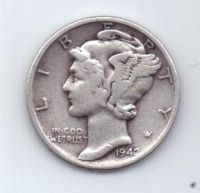 1 дайм 1942 г. США