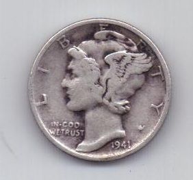 1 дайм 1941 г. США