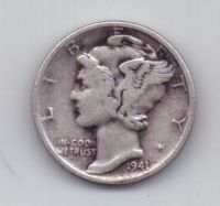 1 дайм 1941 г. США