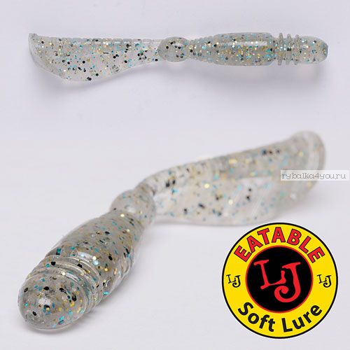 Виброхвост Lucky John Pro Series T.I.G. TAIL 2,8" / 71 мм / цвет S08 / 7 шт