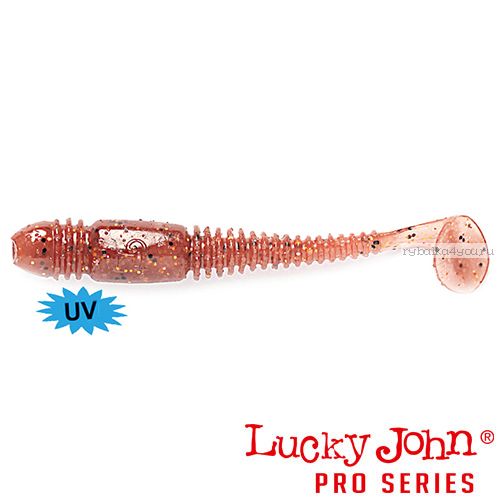 Виброхвост Lucky John Pro Series TIOGA 2,4" / 62 мм / цвет S14 / 9 шт