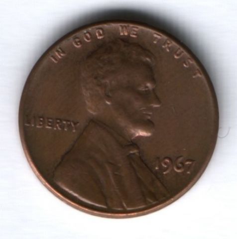 1 цент 1967 г. США