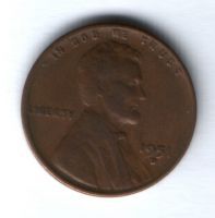 1 цент 1951 г. D США