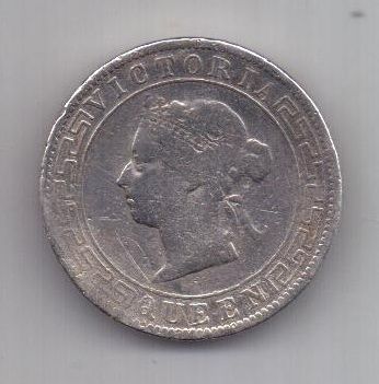 50 центов 1893 г. Цейлон . Великобритания
