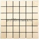 M025-48P Crema Marfil Мозаика камень 48х48 ADRIATICA 305х305х10 мм (NATURAL)