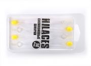 Cиликоновые шнурки для обуви Hilaces цвет Прозрачный/Желтый