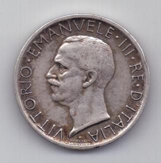 5 лир 1927 г. Италия
