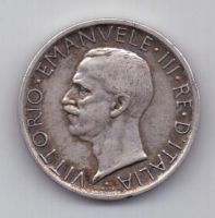 5 лир 1927 г. Италия