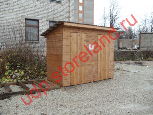 Хозблок 3х1,5 м на два отделения