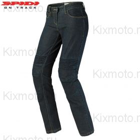 Мотоджинсы женские Spidi J&Racing Denim, Синий с черным