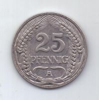 25 пфеннигов 1910 г. Германия