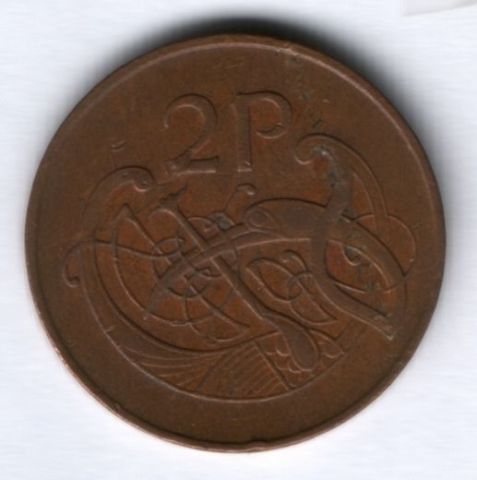 2 пенса 1975 г. Ирландия