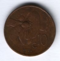 10 чентезимо 1921 г. Италия