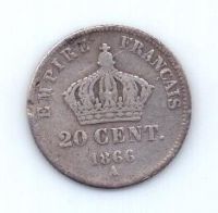 20 сантим 1866 г. Франция