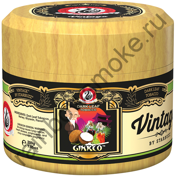 Starbuzz Vintage 200 гр - Ginkco (Джин с кокосом)