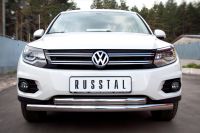 защита переднего бампера d63/63  VolksWagen Tiguan 2011 Track & Field