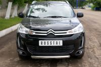 защита переднего бампера d63 Citroen C-4 Aircross 2012-
