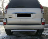 защита заднего бампера  d76 Toyota LC Prado 120