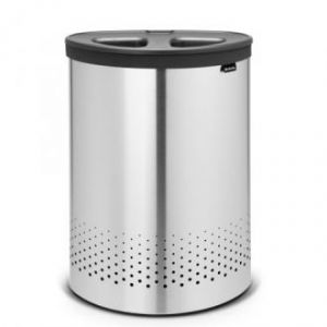 Бак для грязного белья Brabantia двухсекционный Matt Steel 105029