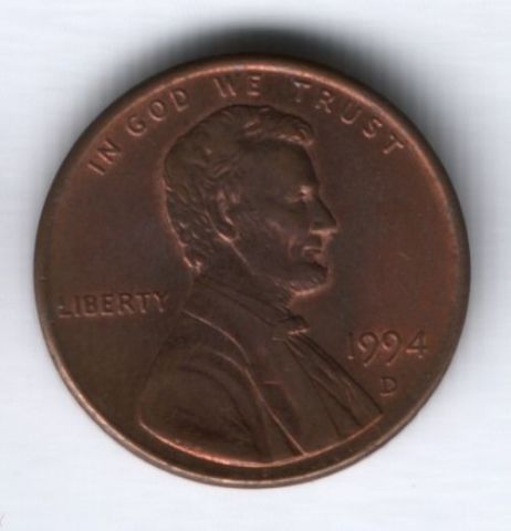 1 цент 1994 г. США