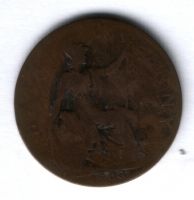 1/2 пенни 1903 г. Великобритания