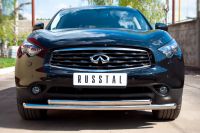 защита переднего бампера  d63/63 Infiniti FX 37