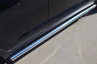 Пороги труба d76 (вариант 2) HONDA Pilot