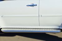 Пороги труба  d63 с листом Mitsubishi Pajero Sport 2013