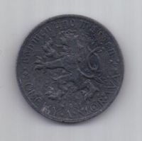 50 геллеров 1941 г. Богемия и Моравия(Чехия-Германия)