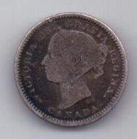 10 центов 1888 г. Канада(Великобритания)