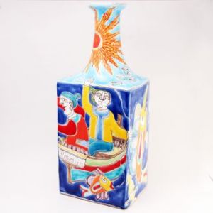 Бутыль-ваза декоративный керамический Ceramiche de Simone BT560DS (Италия)