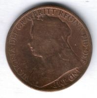 1 пенни 1896 г. Великобритания
