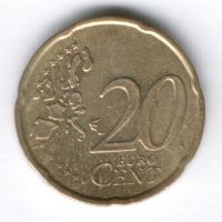 20 евроцентов 2001 г. Франция