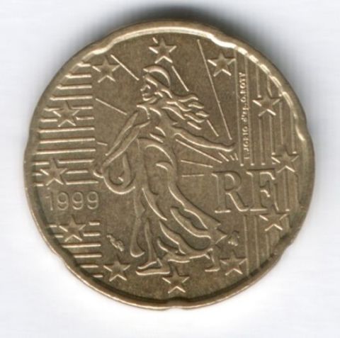 20 евроцентов 1999 г. Франция