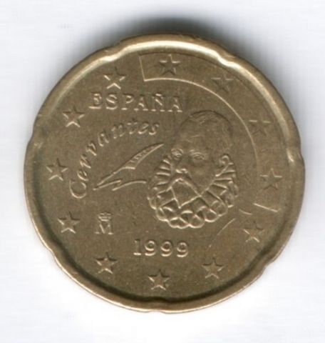 20 евроцентов 1999 г. Испания