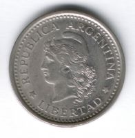1 песо 1959 г. Аргентина