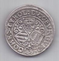 3 крейцера 1626-1632 г. Тироль. Австрия