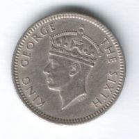 5 центов 1950 г. Малайя