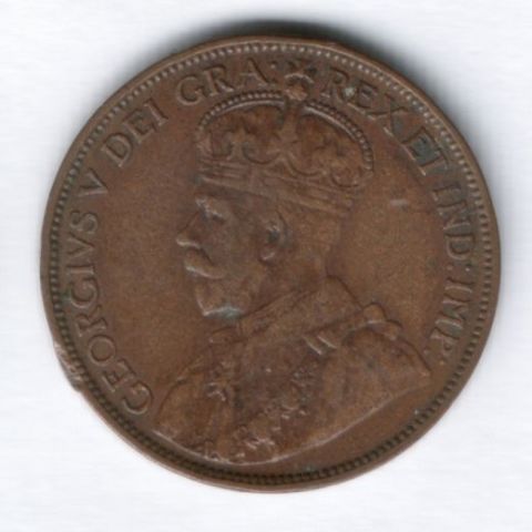 1 цент 1912 г. Канада