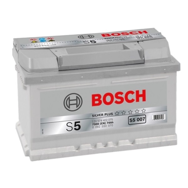 Автомобильный аккумулятор АКБ BOSCH (БОШ) S5 007 / 574 402 075 S5 Silver Plus 74Ач о.п.